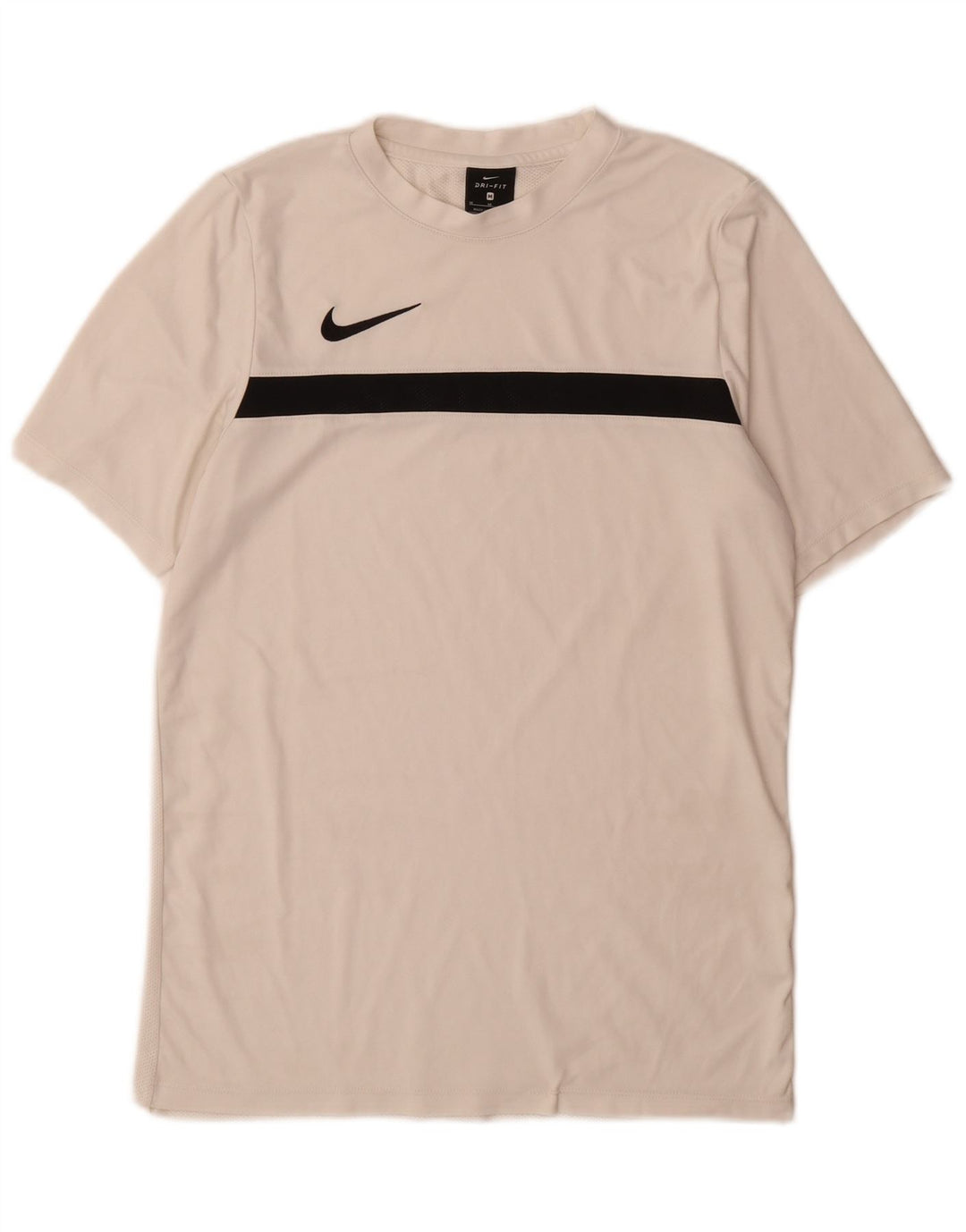 Nike T-shirt Dri Fit pour homme en polyester color block blanc moyen