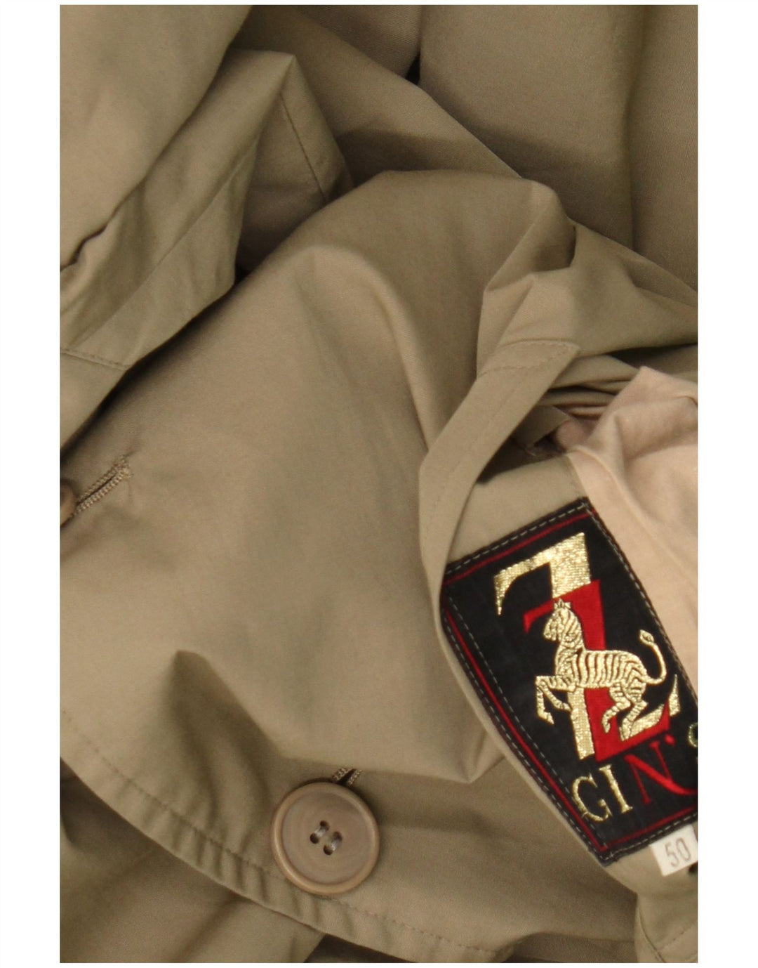 NINO Manteau Homme IT 50 Large Marron Polyester