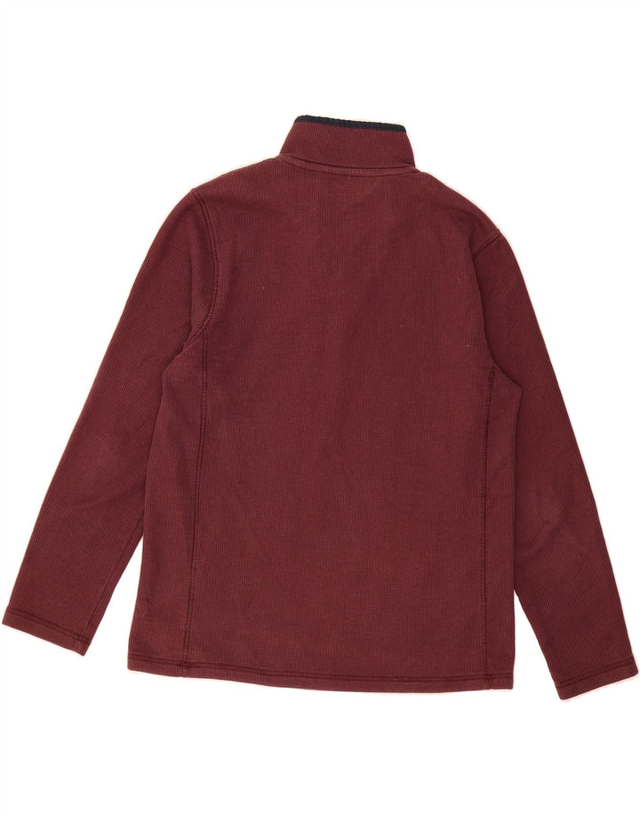 MOUNTAIN WAREHOUSE Mens Zip Neck Sweatshirt Jumper Medium Burgundy Vintage Mountain Warehouse and Second-Hand Mountain Warehouse from Messina Hembry 
