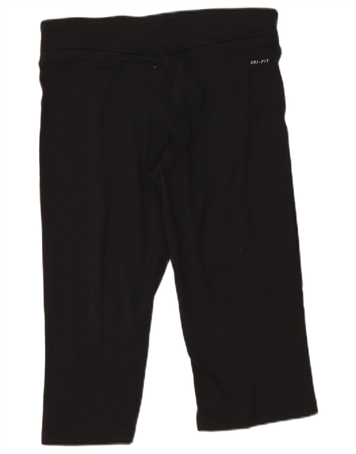 Nike Legging Capri Dri Fit pour femme UK 14 Nylon noir moyen