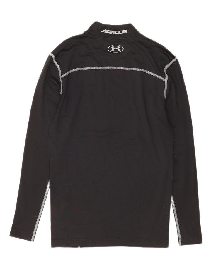 Under Armour Cold Gear Top Manches Longues UK 12 Medium Noir Polyester