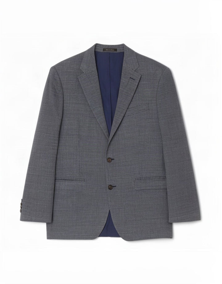Ralph Lauren Veste blazer à 2 boutons pour homme, coupe régulière, UK 40, grande soie bleue