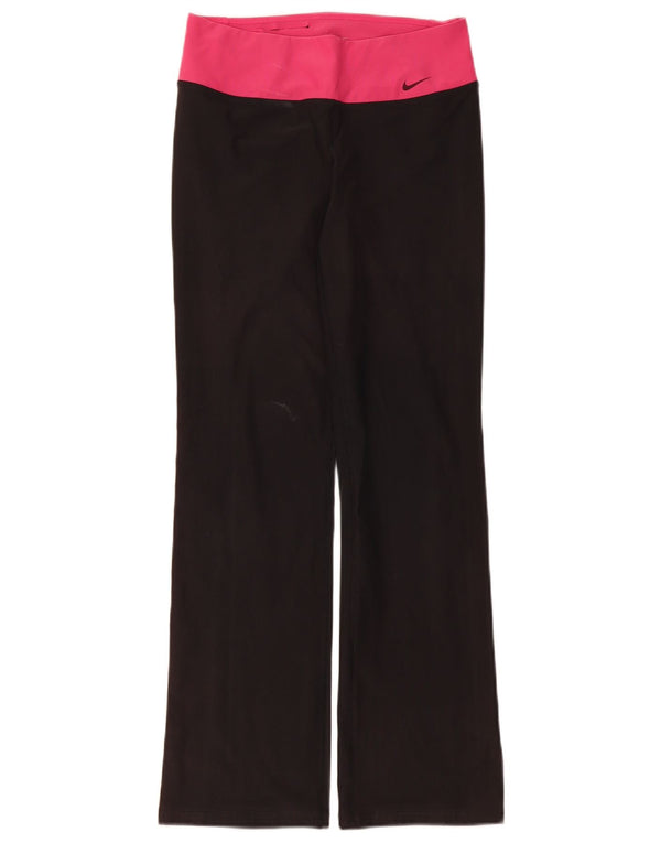 Nike Legging Dri Fit pour femme UK 12 Noir moyen colour block