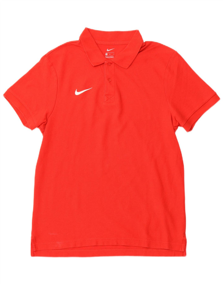 NIKE Polo Homme Rouge Moyen Coton