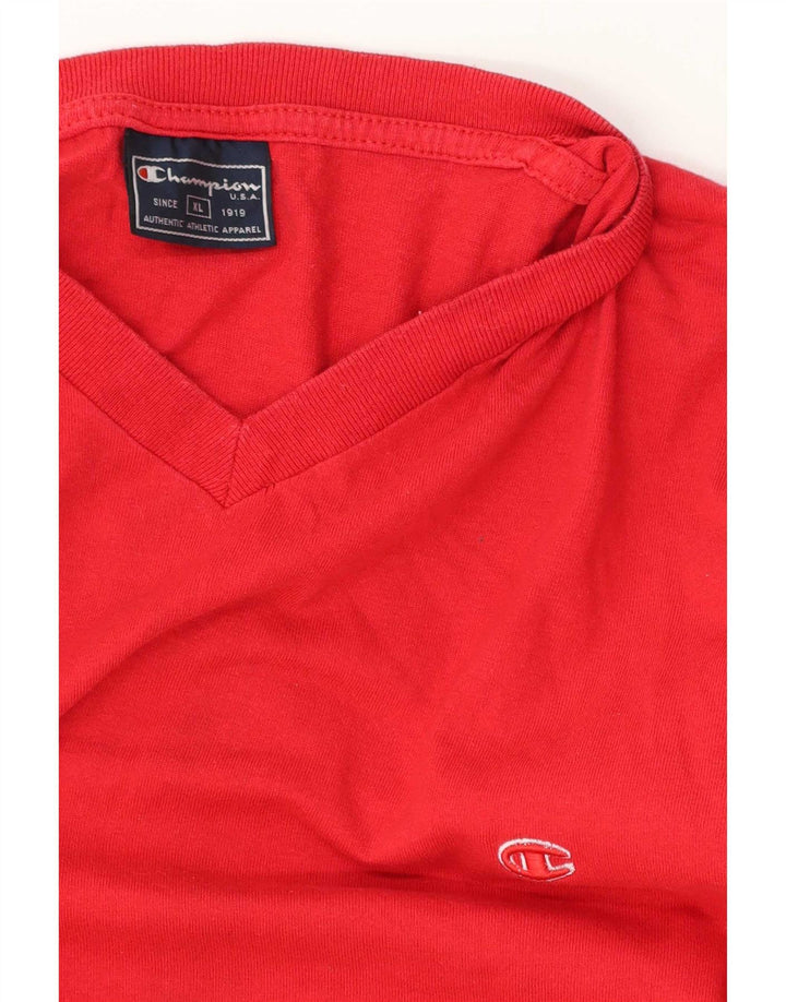 Champion T-Shirt Homme Top XL Rouge