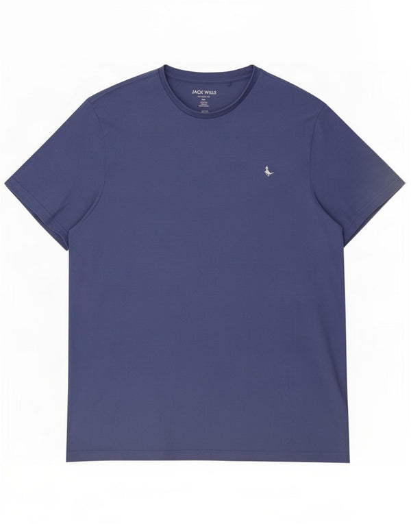Jack Wills T-shirt coupe classique pour homme en coton bleu marine 2XL
