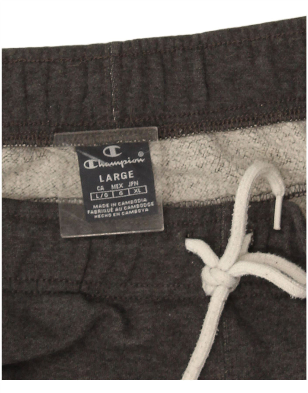 Champion Pantalon de Survêtement Graphique Homme Joggers Large Gris