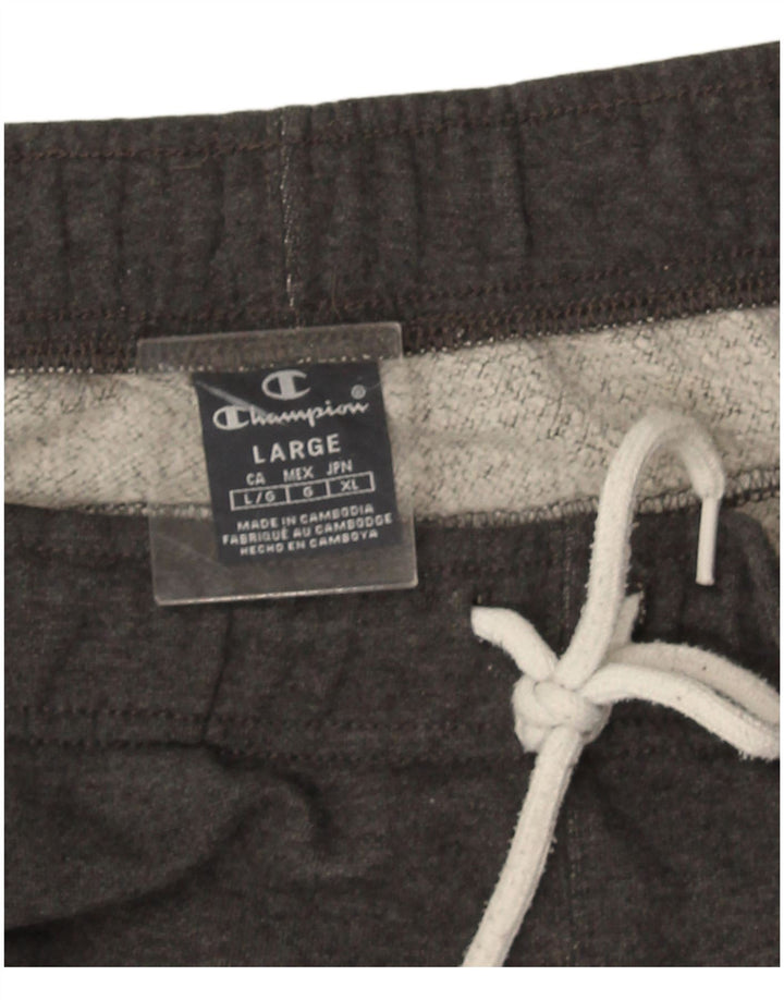 Champion Pantalon de Survêtement Graphique Homme Joggers Large Gris