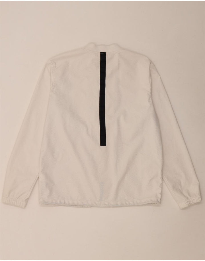 Nike Veste de survêtement pour homme en nylon color block blanc moyen
