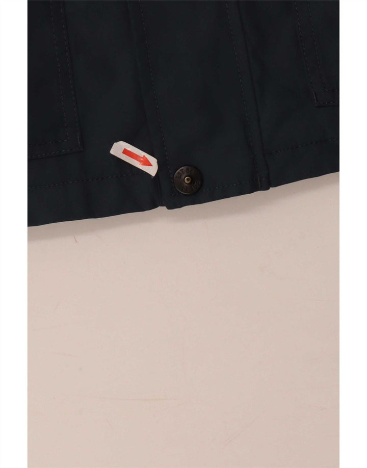 Marks & Spencer Veste coupe-vent à capuche pour homme UK 38 Bleu moyen Polyester