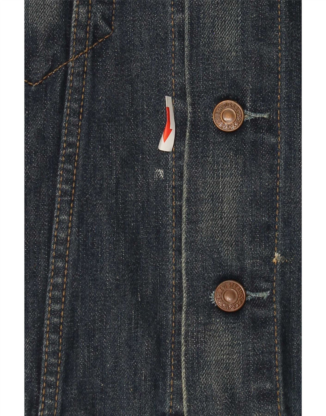 Levi's Veste en Jean Garçon 11-12 ans Bleu Moyen Coton