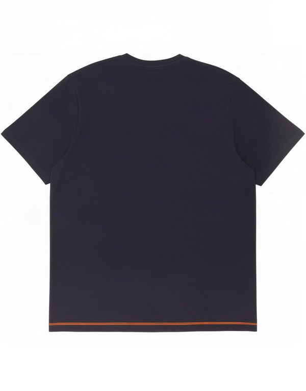 Jack & Jones T-Shirt Graphique Homme Top 2XL Bleu Marine Coton