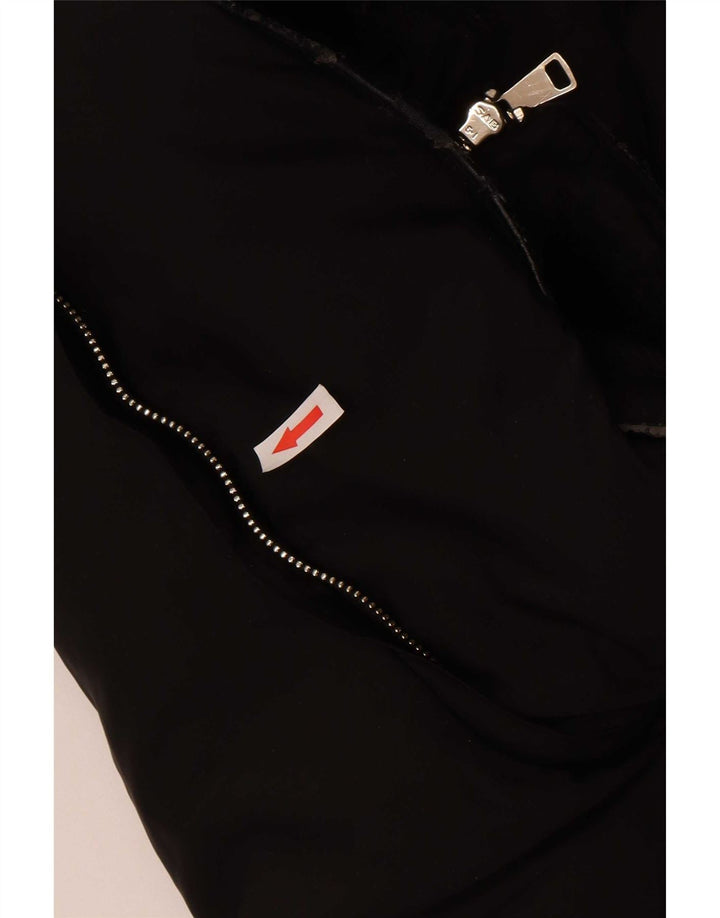 Zara Veste matelassée pour femme UK 20 2XL Noir Polyester