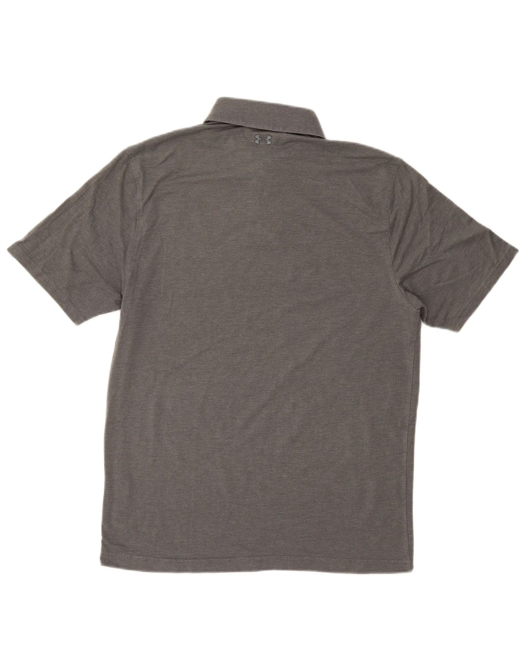 UNDER ARMOUR Mens Heat Gear Polo Shirt Medium Grey Cotton