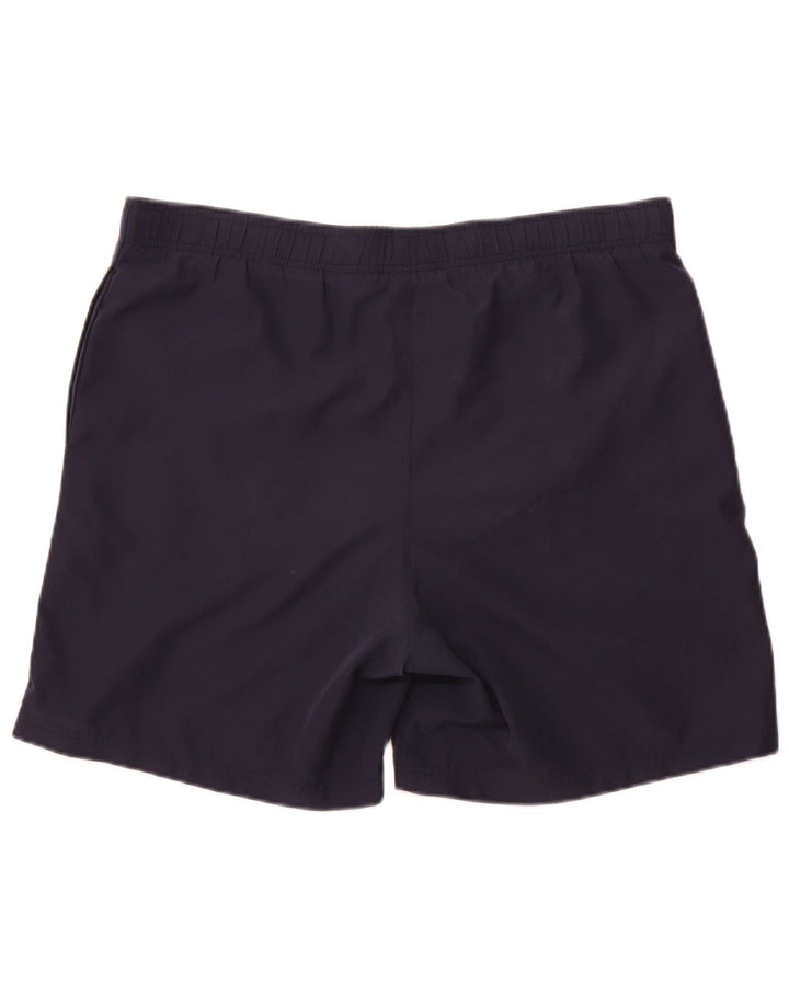 Reebok Short de sport homme grand bleu marine polyester