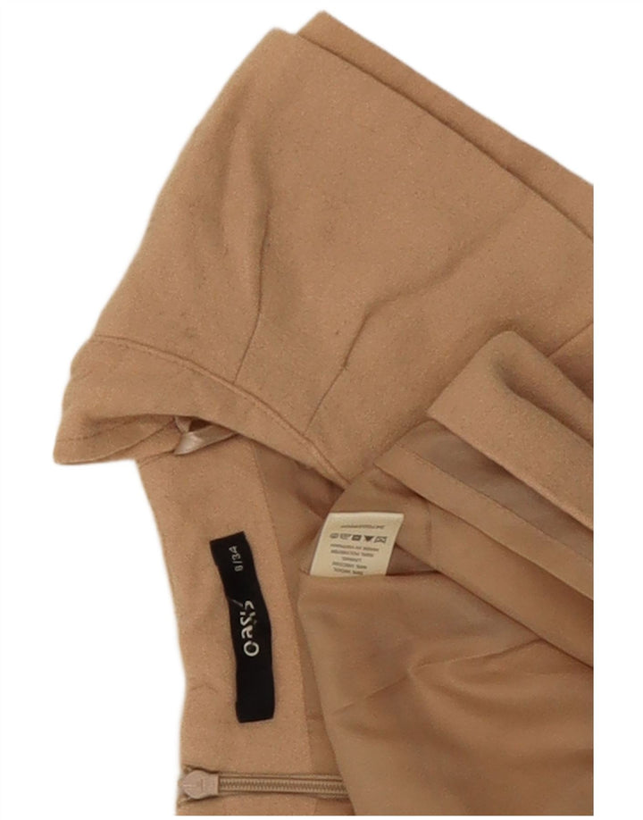 Oasis Robe fourreau pour femme UK 8 Petite laine beige