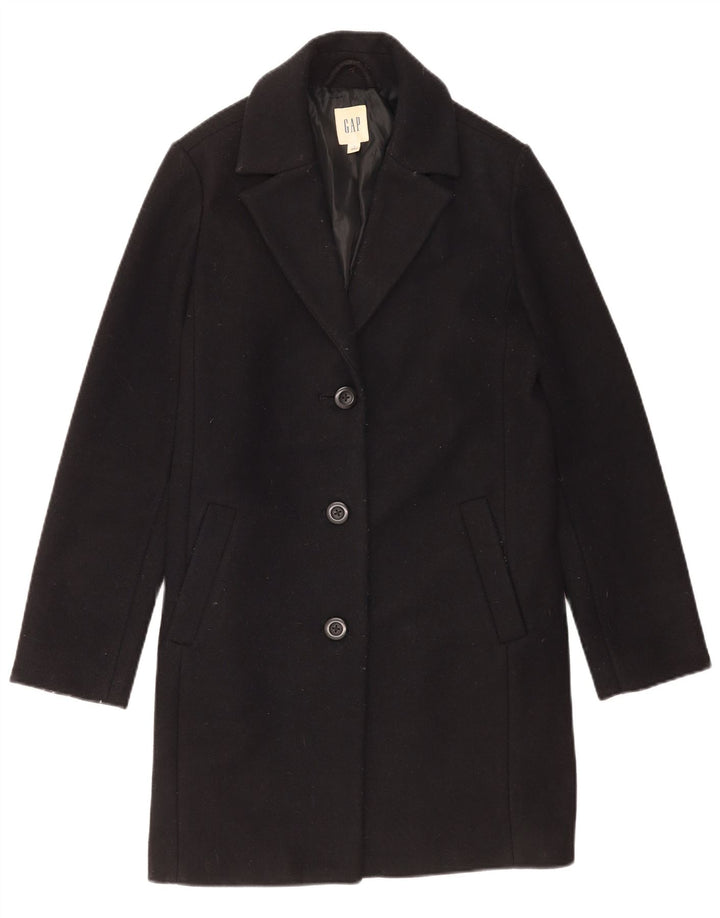 Gap Manteau surdimensionné pour femme UK 10 Petit Acrylique Noir