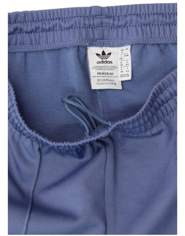 ADIDAS Pantalon de survêtement pour femme UK 12 Bleu moyen Polyester