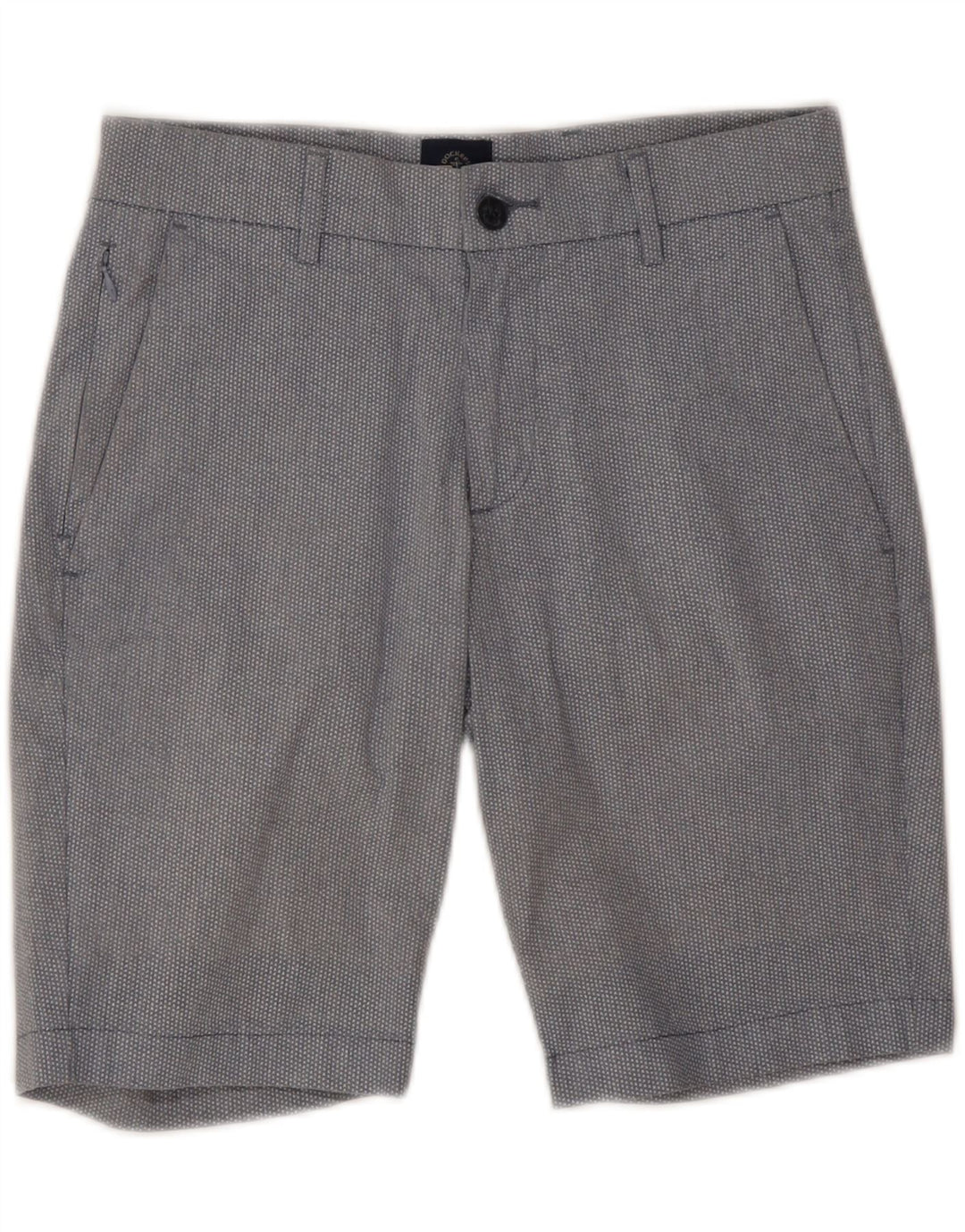 Dockers Short Chino Flex W28 Homme Gris Moyen à Pois Coton