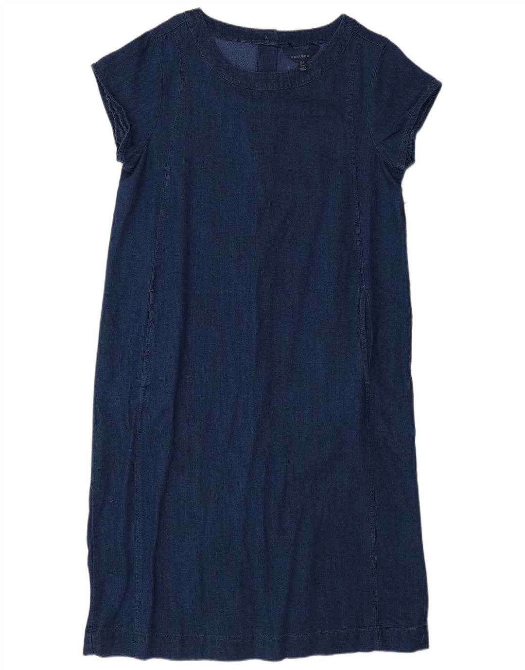 Seasalt Cornwall Robe droite pour femme UK 14 Grand coton bleu marine