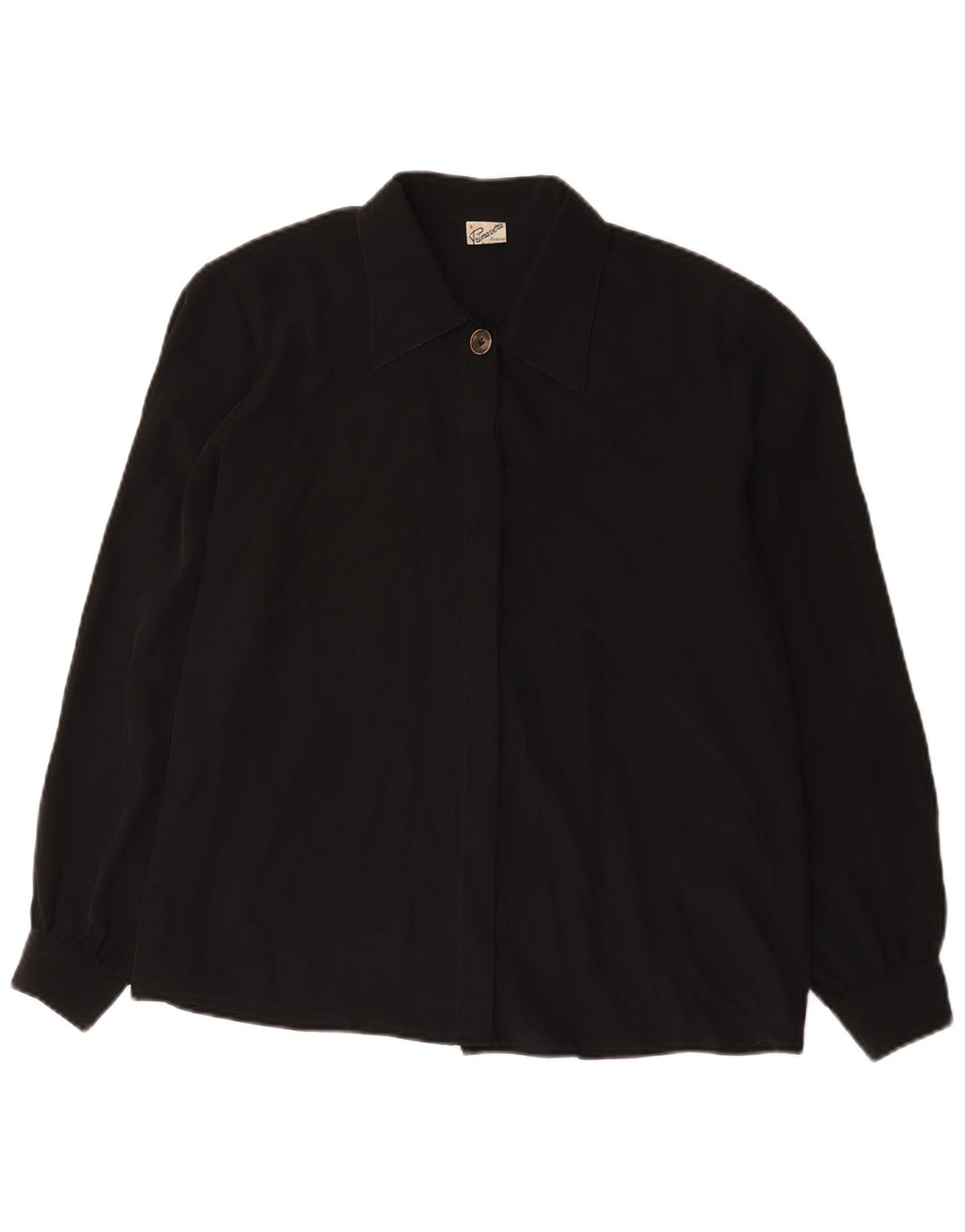 Primavera Firenze Chemisier Femme UK 18 XL Noir Polyester