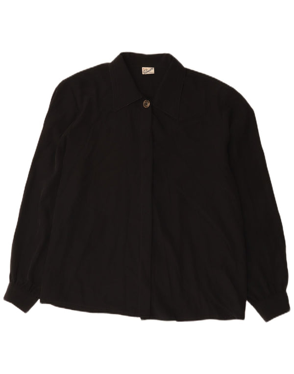 Primavera Firenze Chemisier Femme UK 18 XL Noir Polyester