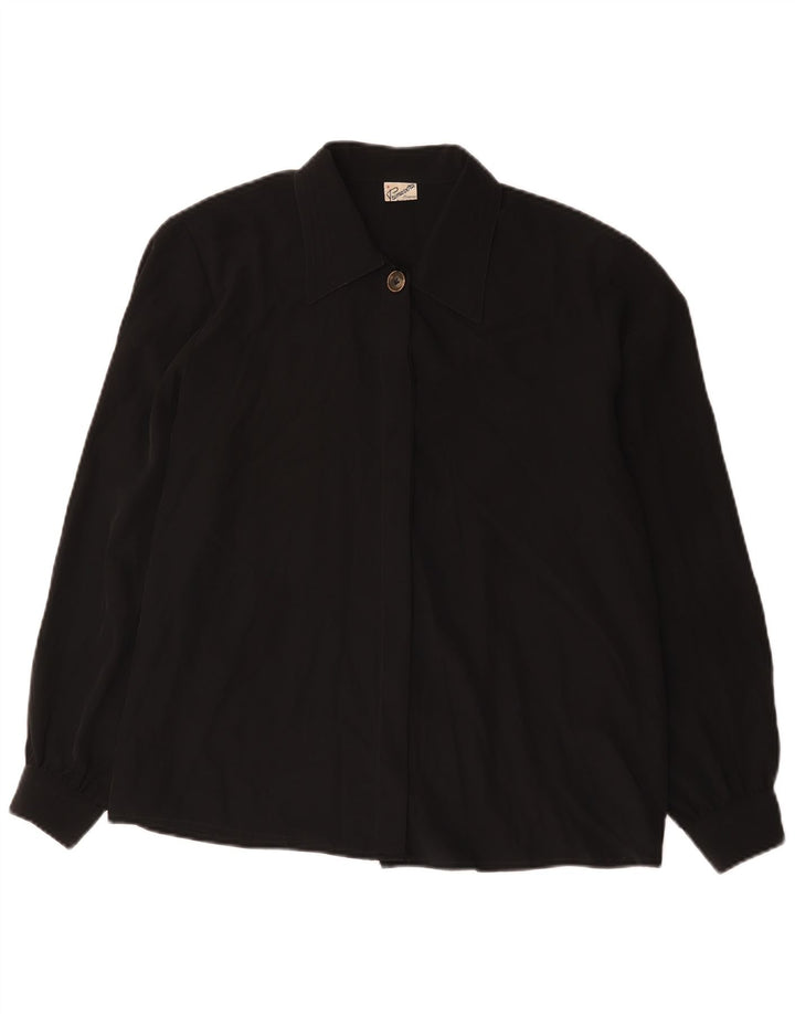 Primavera Firenze Chemisier Femme UK 18 XL Noir Polyester
