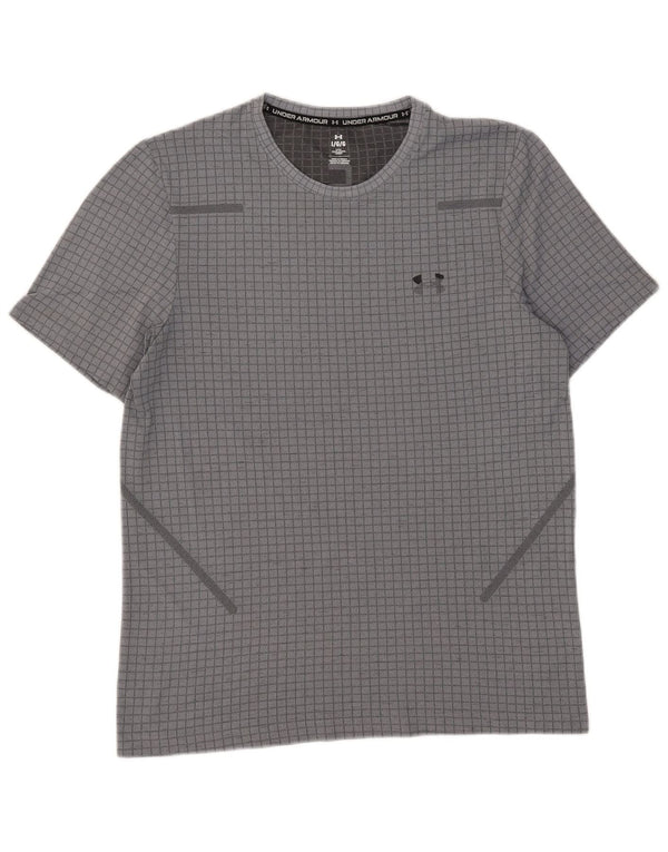 Under Armour T-Shirt Homme Grand Carreau Gris