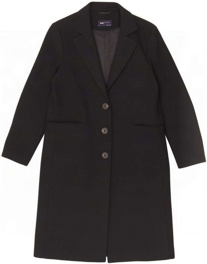 Marks & Spencer Manteau pour femme UK 14 Large Noir Polyester