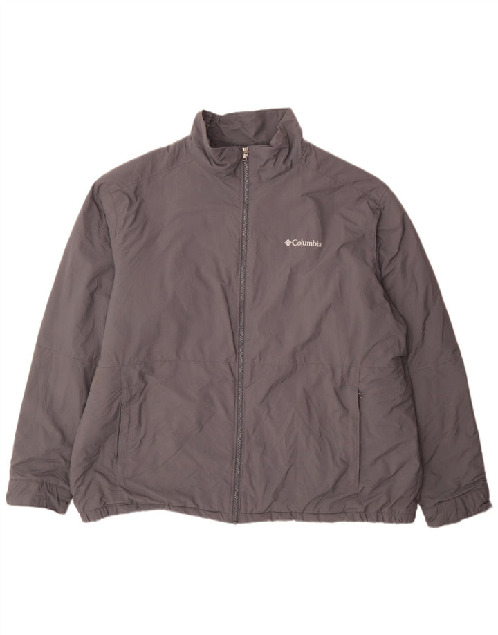 Columbia Veste coupe-vent pour homme UK 44 2XL Gris Nylon