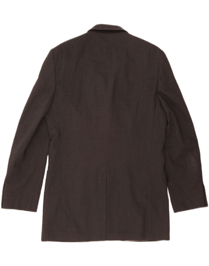 Marks & Spencer Veste blazer à 3 boutons pour homme UK 38 Noir moyen Polyester