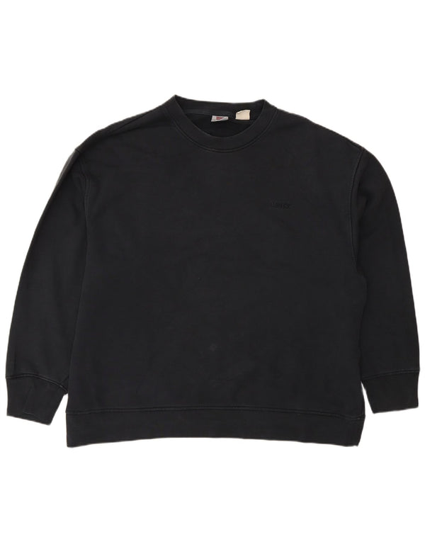 Levi's Sweat-shirt coupe ample pour garçon 14-15 ans XL Bleu marine Coton