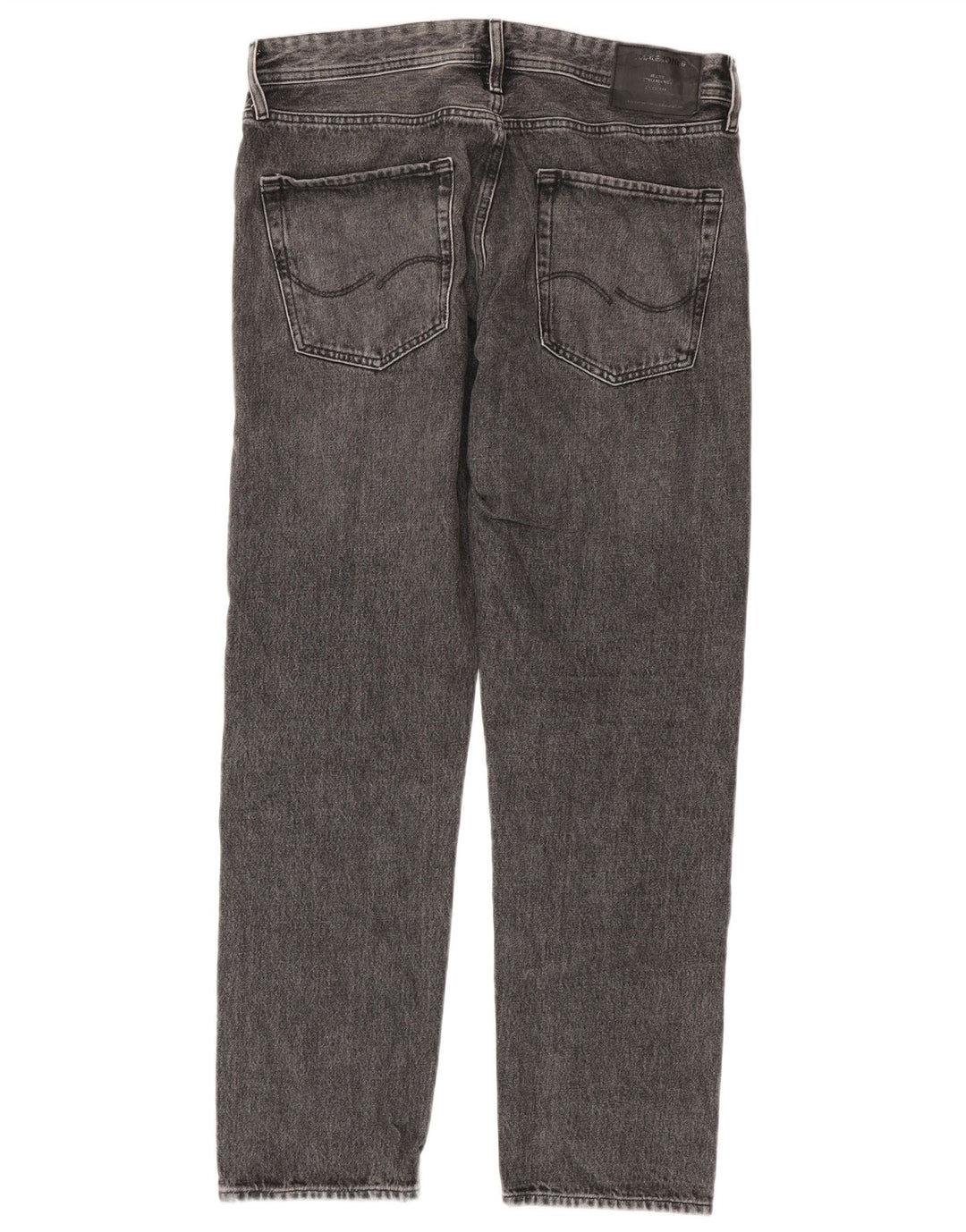 Jack & Jones Jean Droit Homme W32 L32 Gris Coton