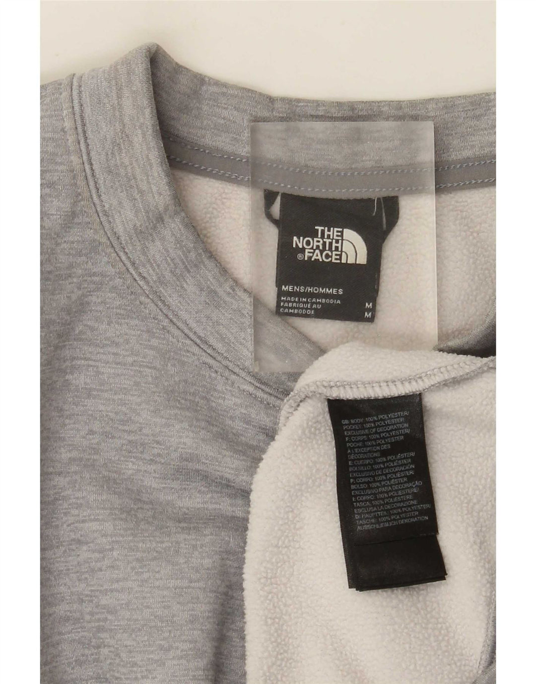 The North Face Sweat-shirt pour homme en polyester moucheté gris moyen