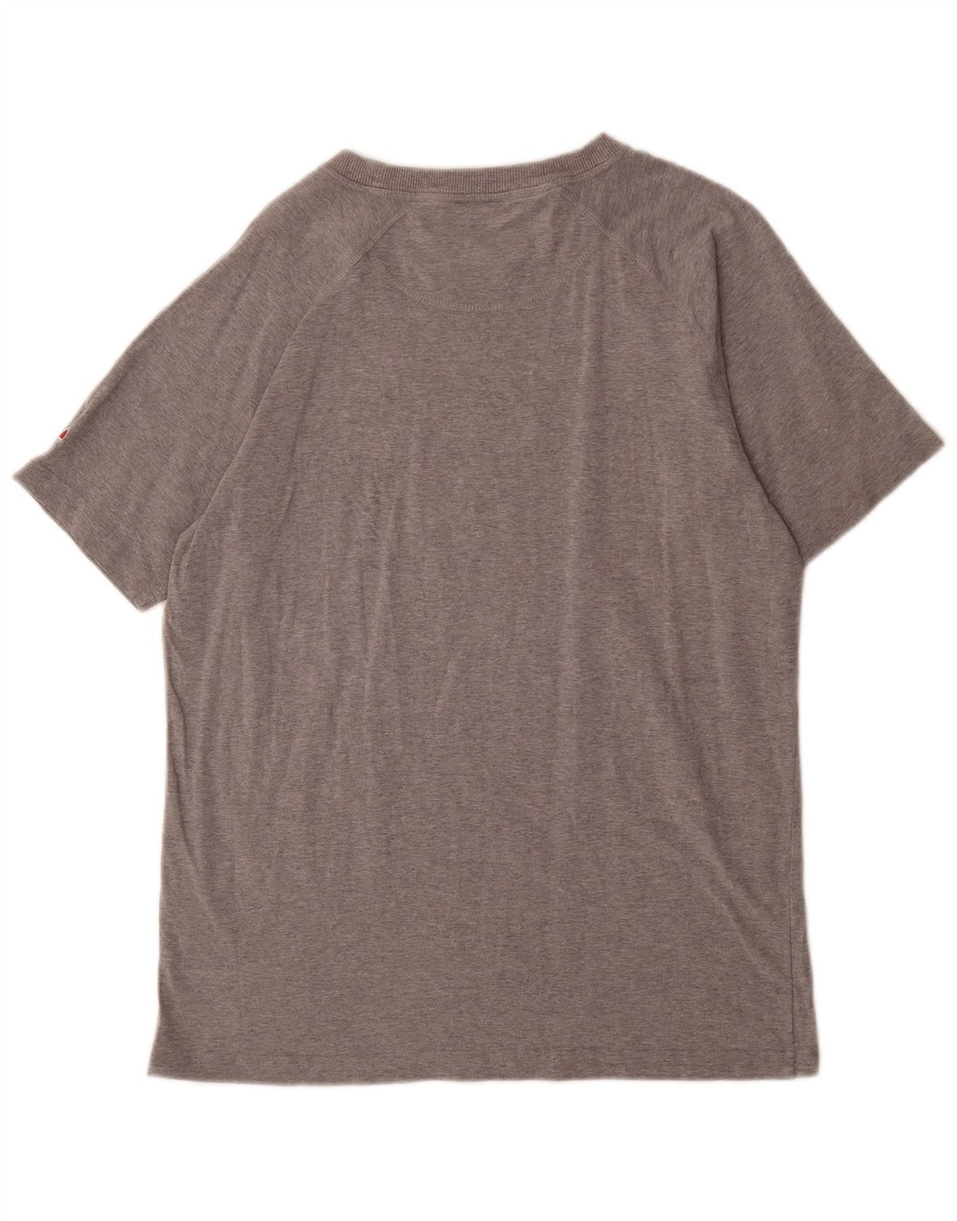 Ellesse T-Shirt Graphique Haut Large Gris Moucheté Coton Homme