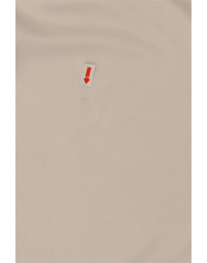 ADIDAS Mens Polo Shirt Medium White Colourblock Polyester