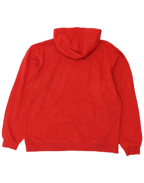 Adidas Homme Wisconsin Badgers Graphic Sweat à capuche XL Rouge Coton