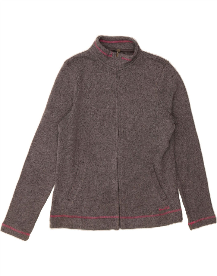 WEIRD FISH Womens Tracksuit Top Jacket UK 12 Medium  Grey Polyester Vintage Weird Fish and Second-Hand Weird Fish from Messina Hembry 