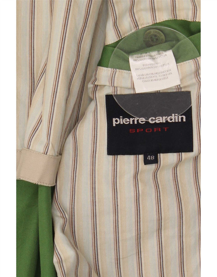 Pierre Cardin Veste Bomber Homme IT 48 Vert Moyen