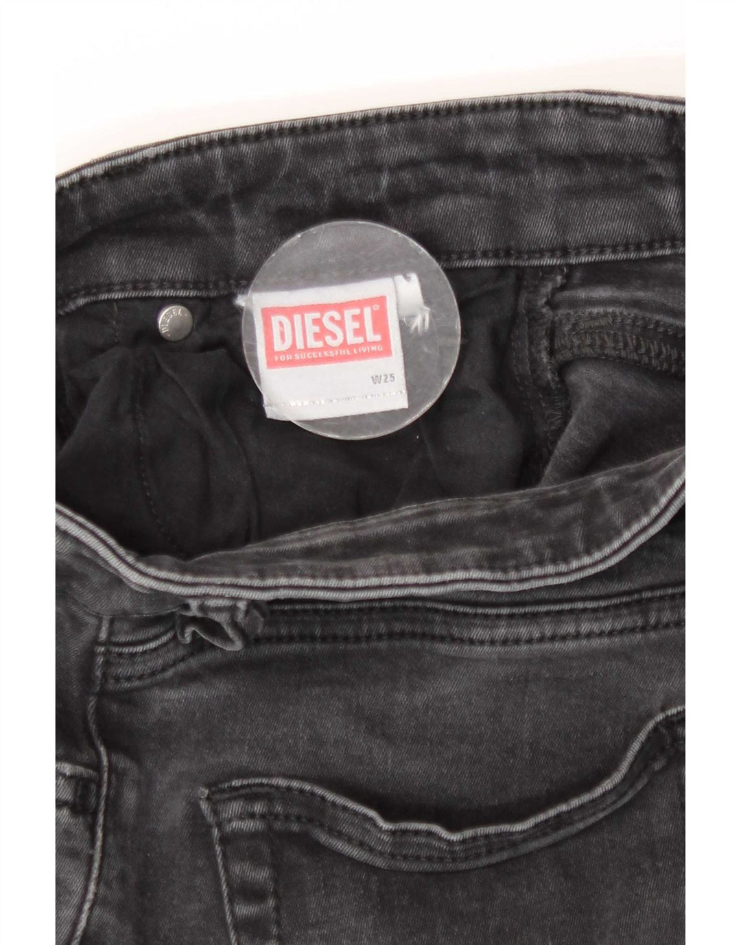 Jean skinny Diesel Femme W25 L30 Gris