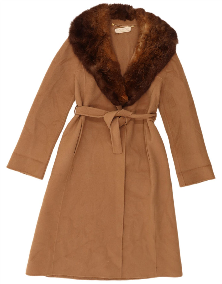 pardessus femme vintage UK 6 XS Marron