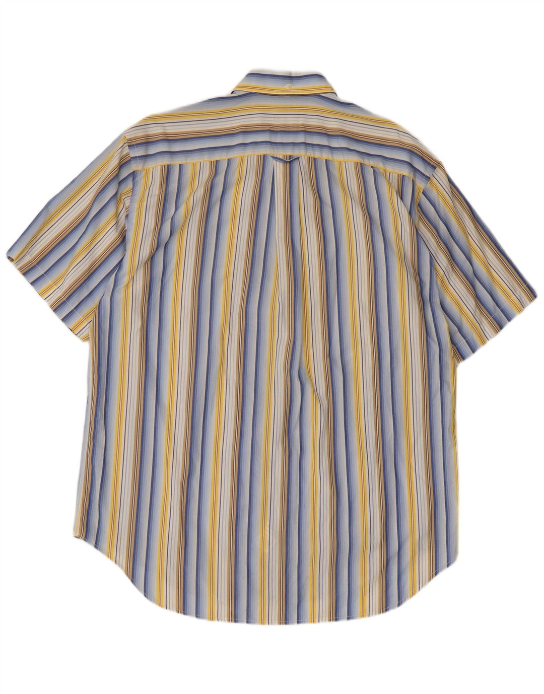 Lacoste Chemise à manches courtes pour homme Taille 42 Grand coton rayé multicolore