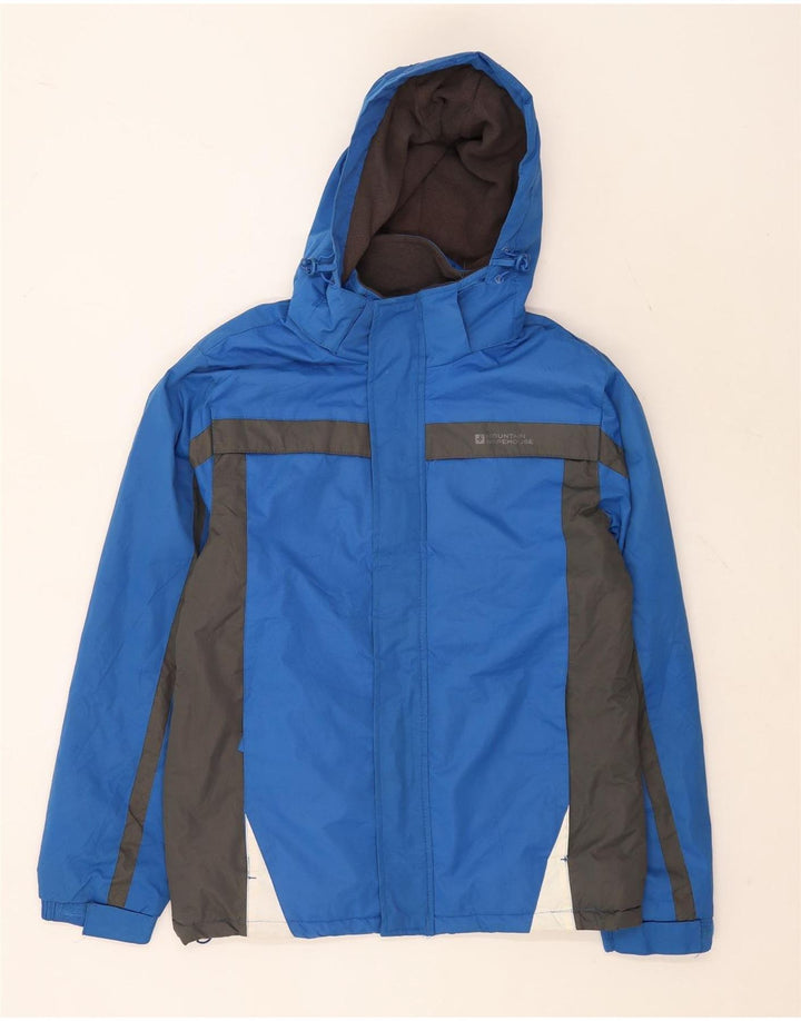 Mountain Warehouse Veste de ski à capuche pour homme UK 36 Small Bleu Colorblock