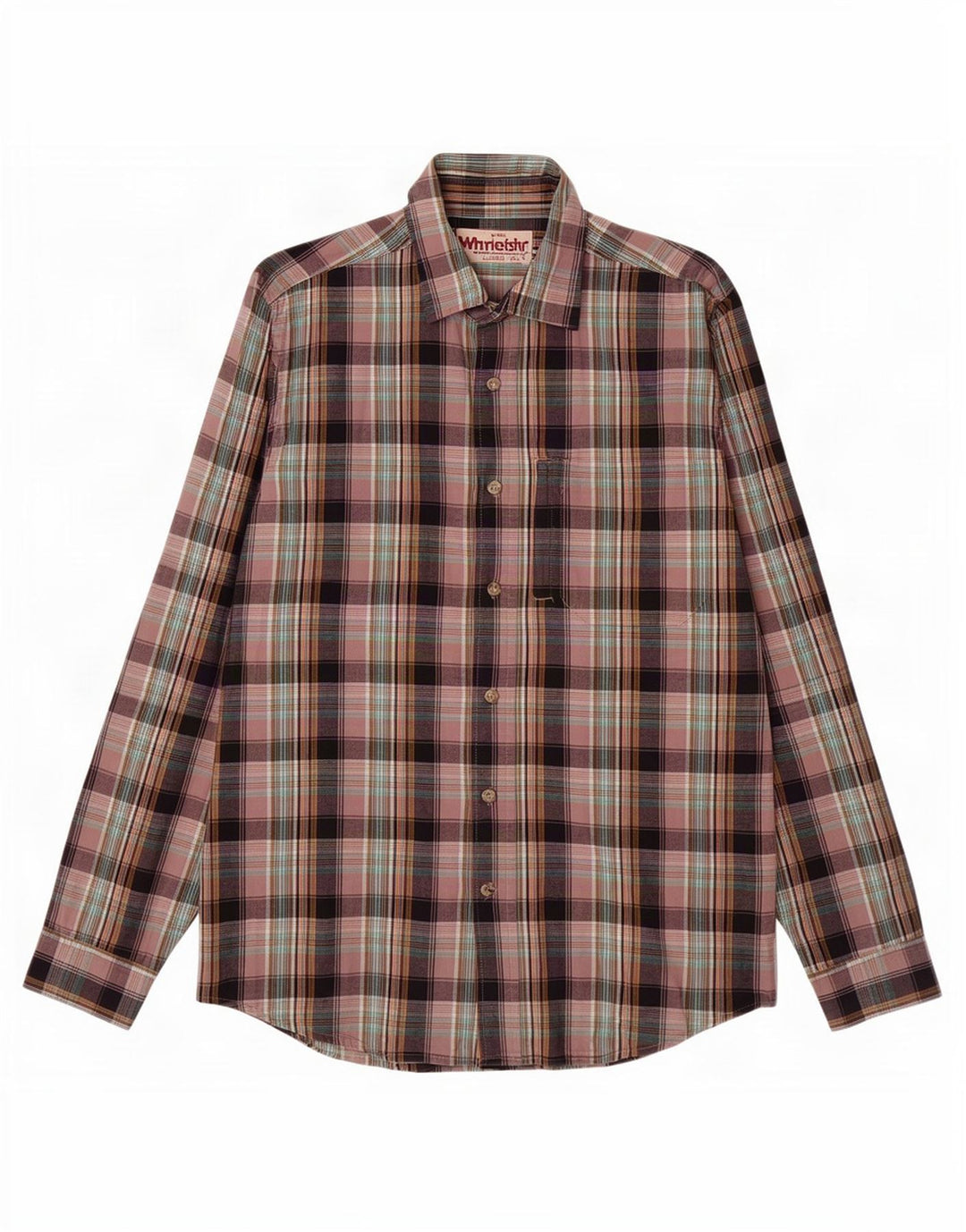 Wrangler Chemise Homme Medium Multicolore Plaid Coton