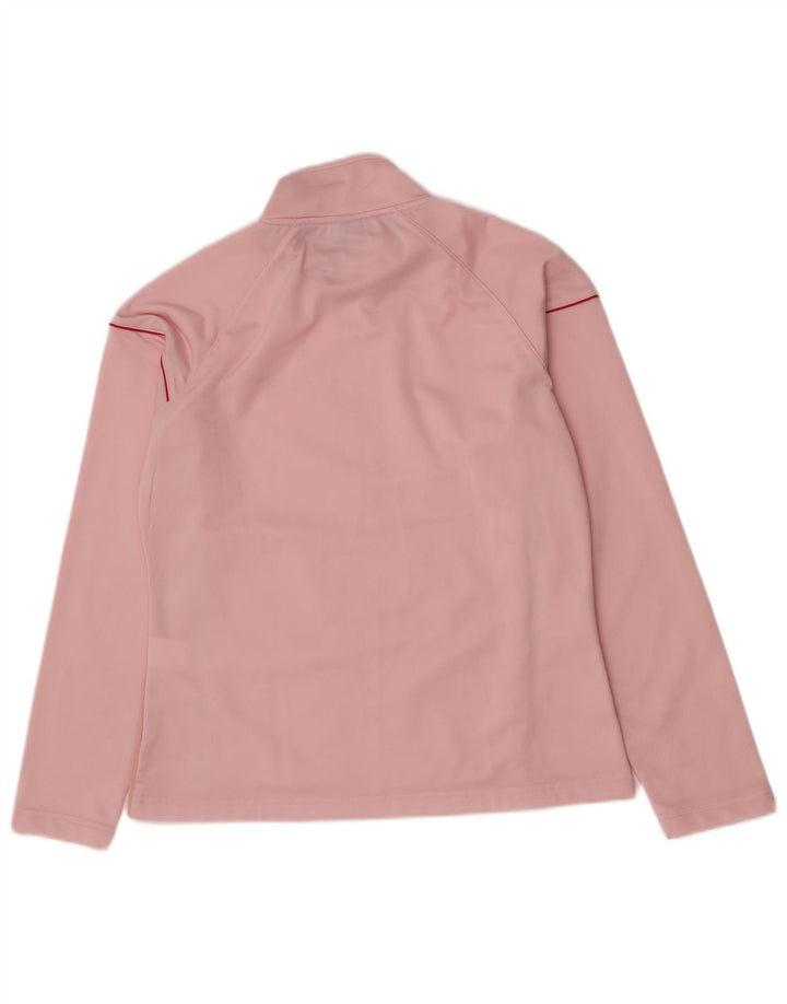 Asics Veste de survêtement pour femme UK 16 Large Rose Colourblock Polyester