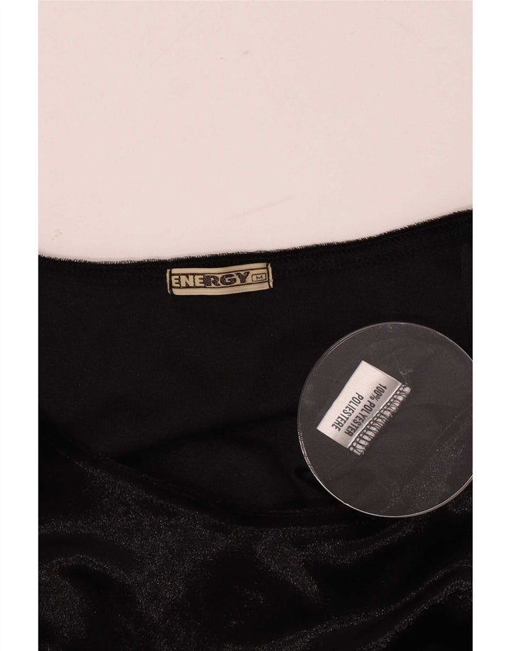 Vintage Womens Body UK 42 Medium Noir Polyester