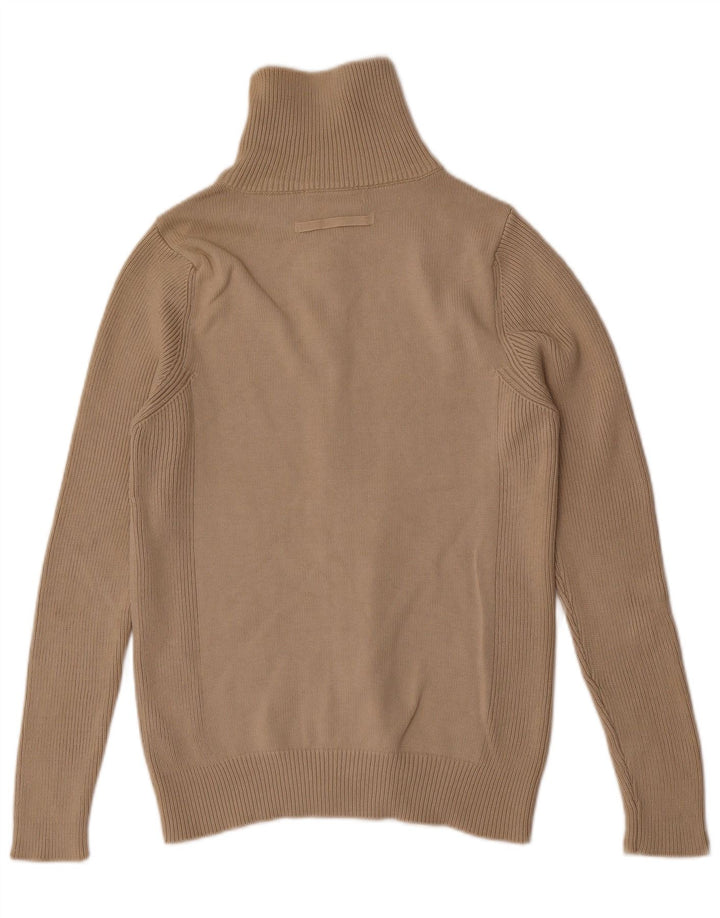 Zara Homme Cardigan Pull Beige Moyen Coton
