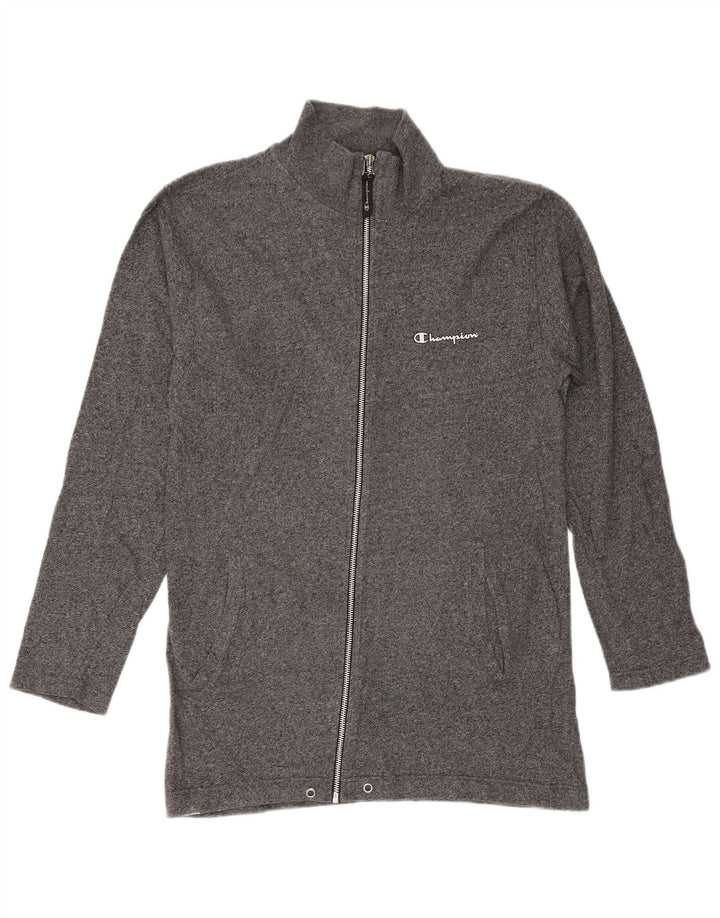 Champion Veste de Survêtement Homme Petit Gris Moucheté Coton