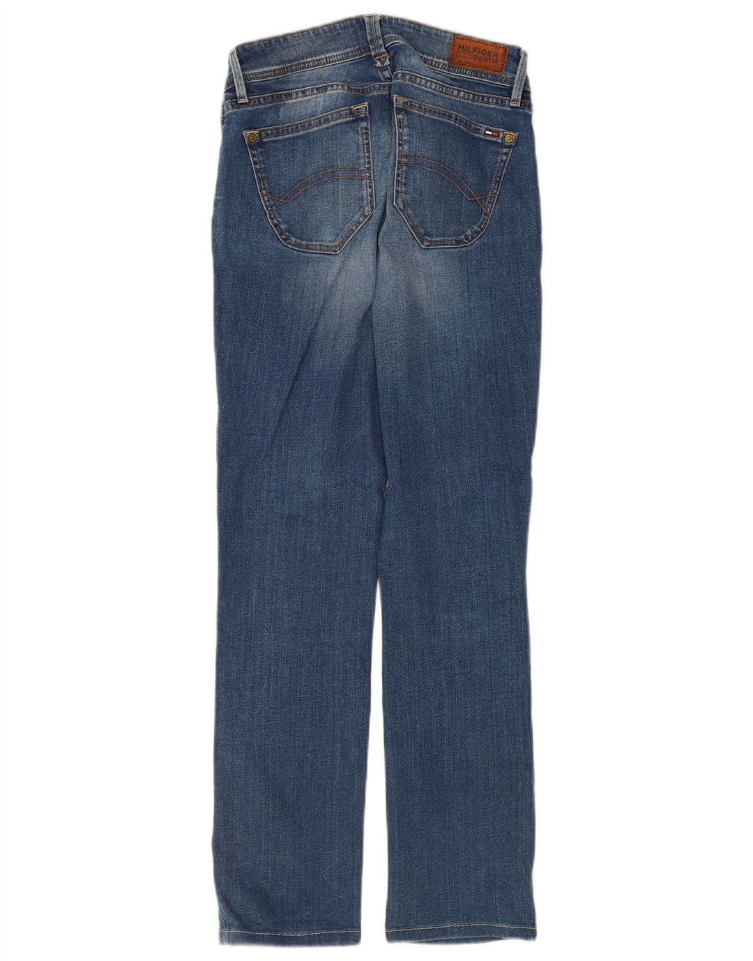 Tommy Hilfiger Jean droit femme W27 L30 bleu coton