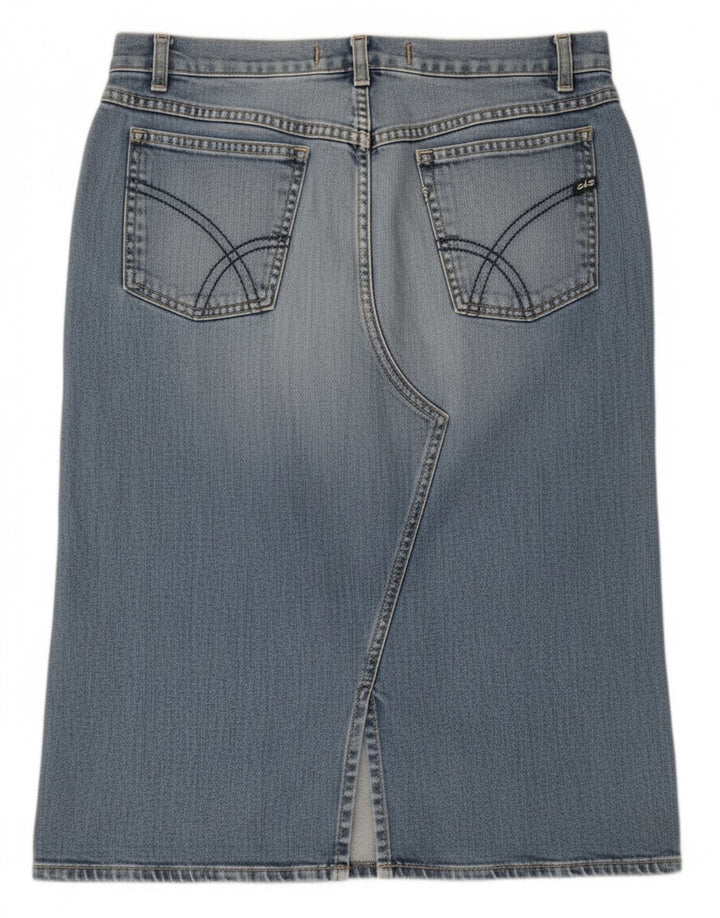 Gas Jupe en Jean Femme Petite W28 Bleu Coton
